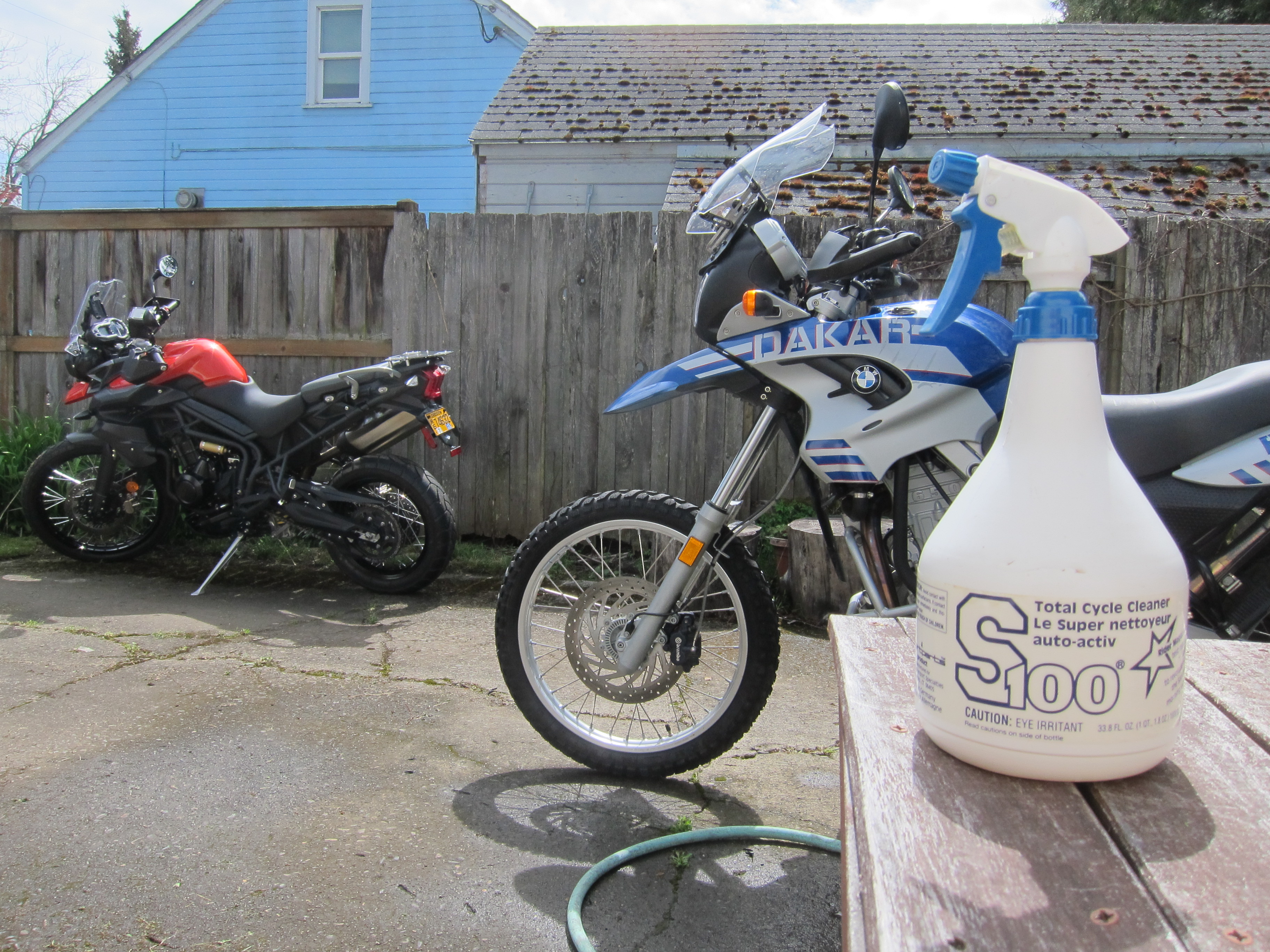 s100 motorcycle cleaner