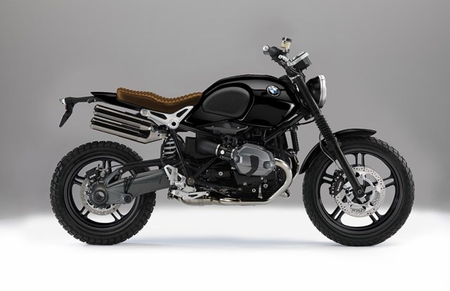 Photoshop of what a BMW Scrambler based on the R nineT could look like (image from MCN)
